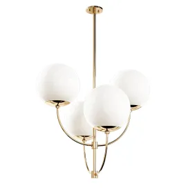 Mitzi carrie wide aged gold light chandelier
